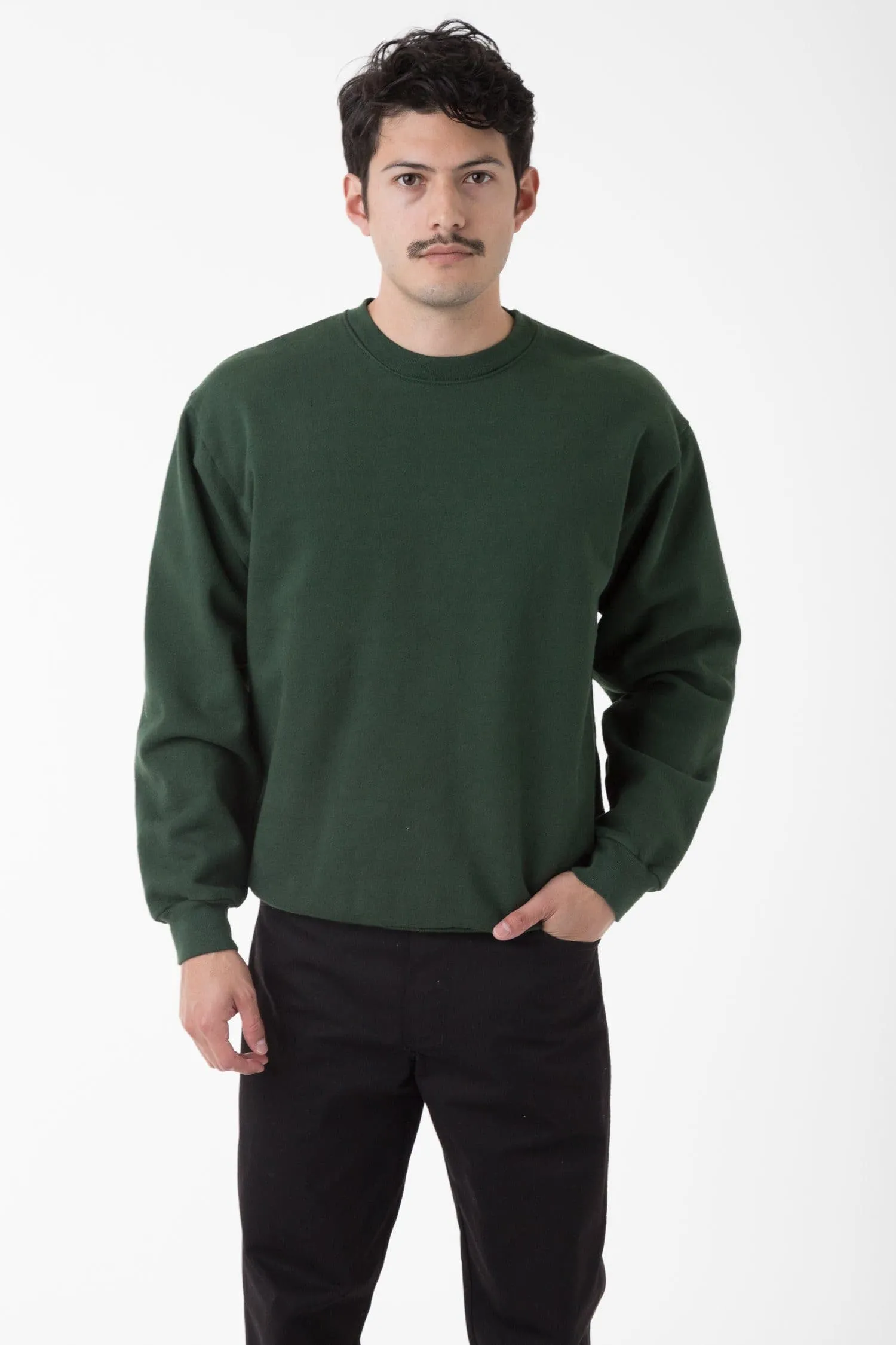 HF07 Heavy Fleece Crewneck Sweater Garment Dye 2