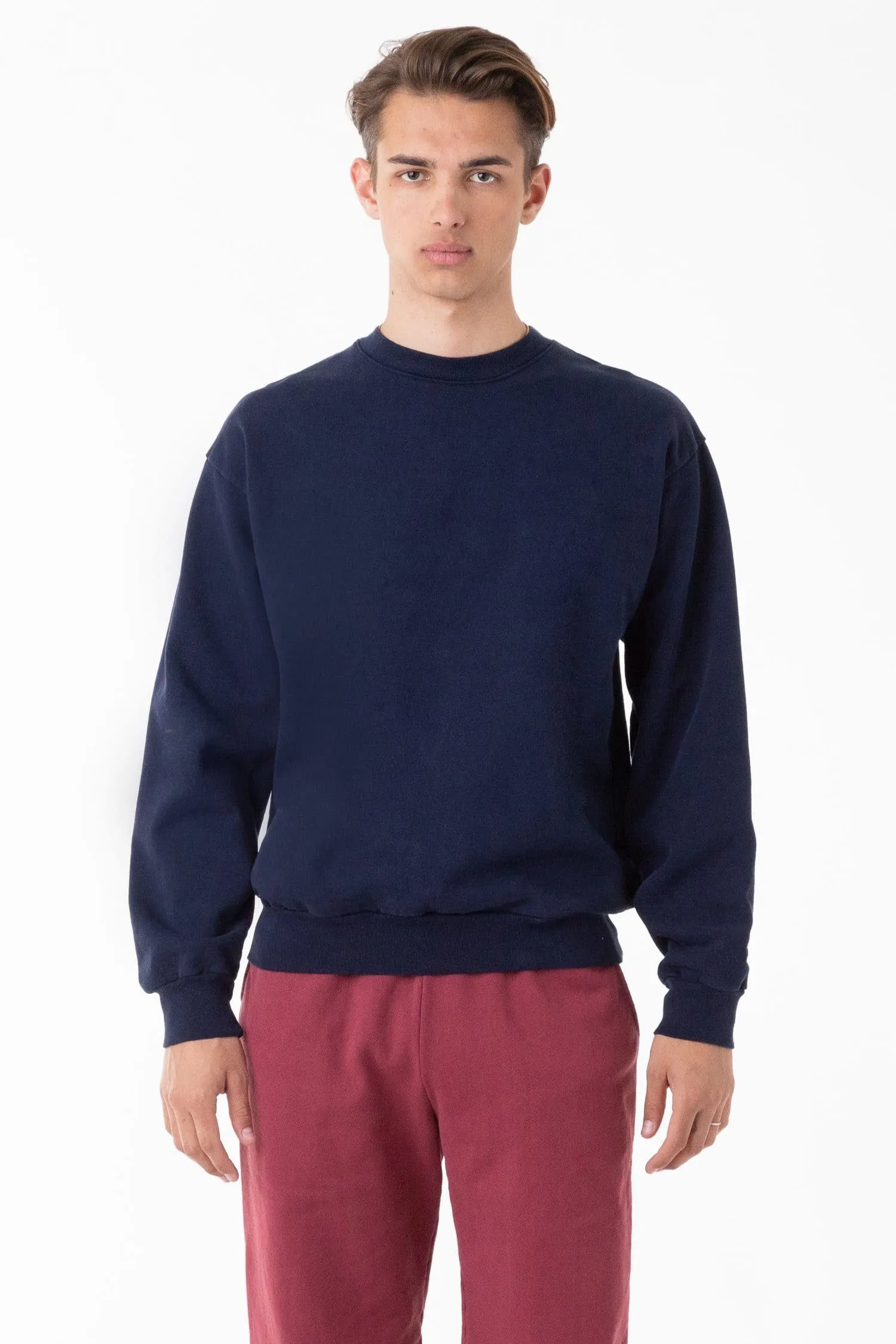 HF07 Heavy Fleece Crewneck Sweater Garment Dye 2