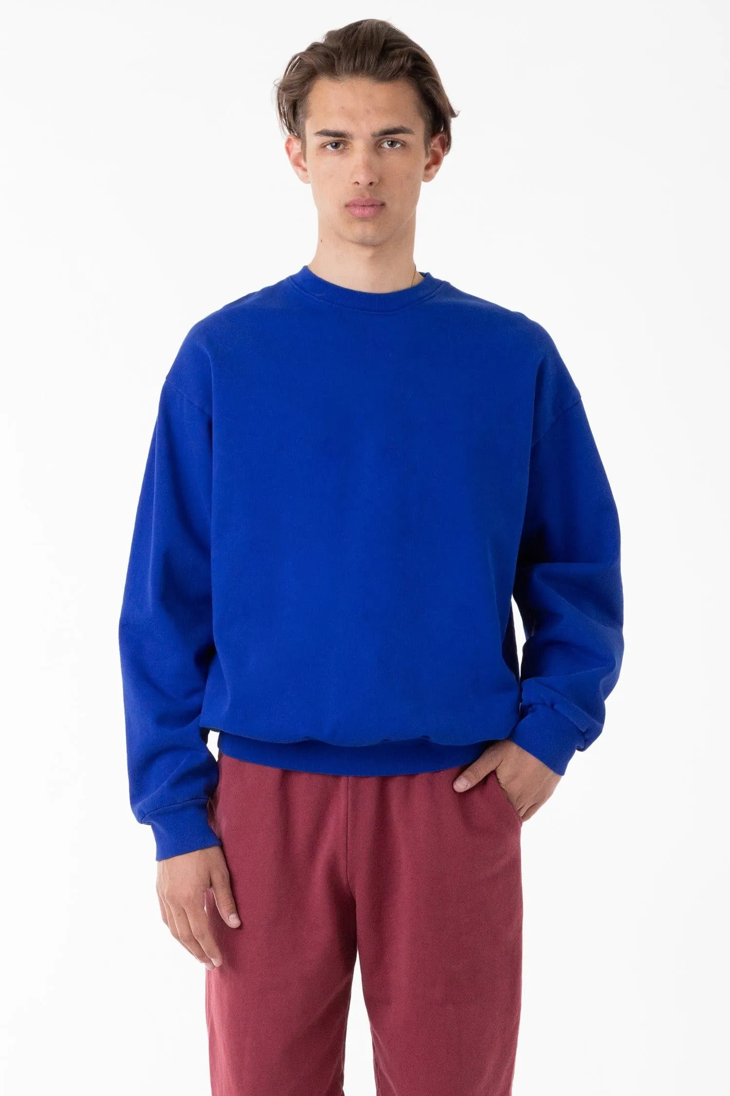 HF07 Heavy Fleece Crewneck Sweater Garment Dye 2