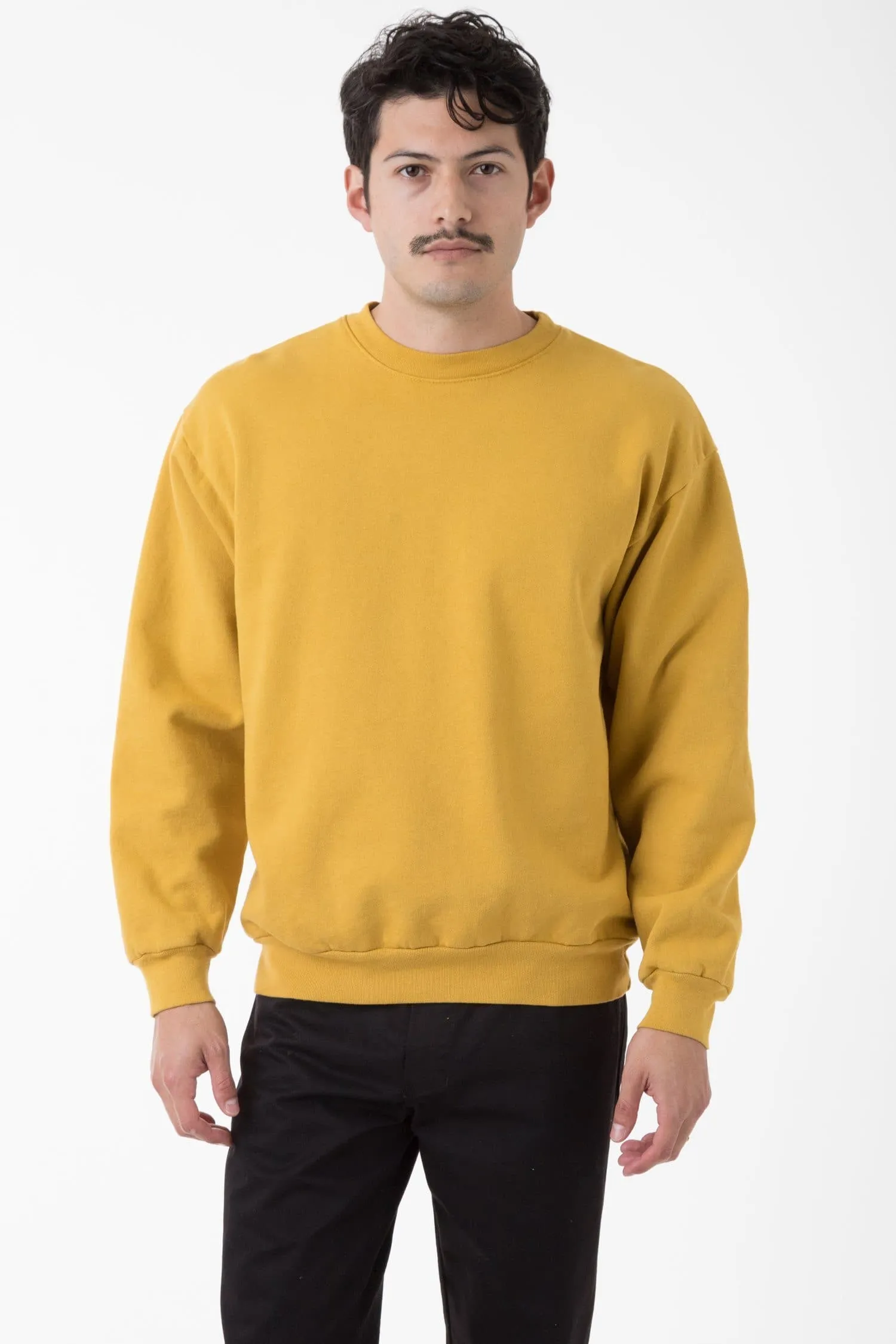 HF07 Heavy Fleece Crewneck Sweater Garment Dye 2