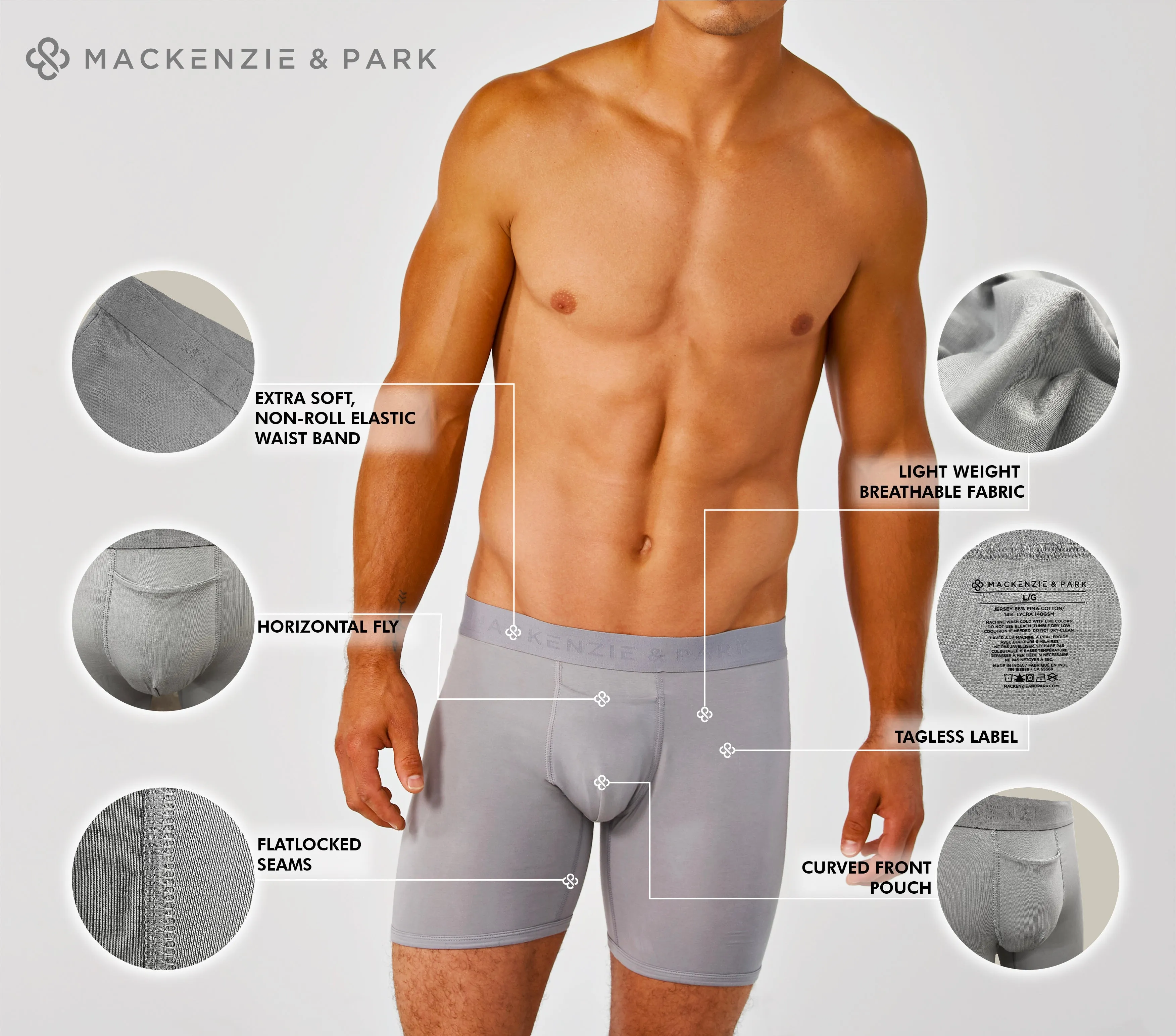 Boxer Brief with Horizontal Fly