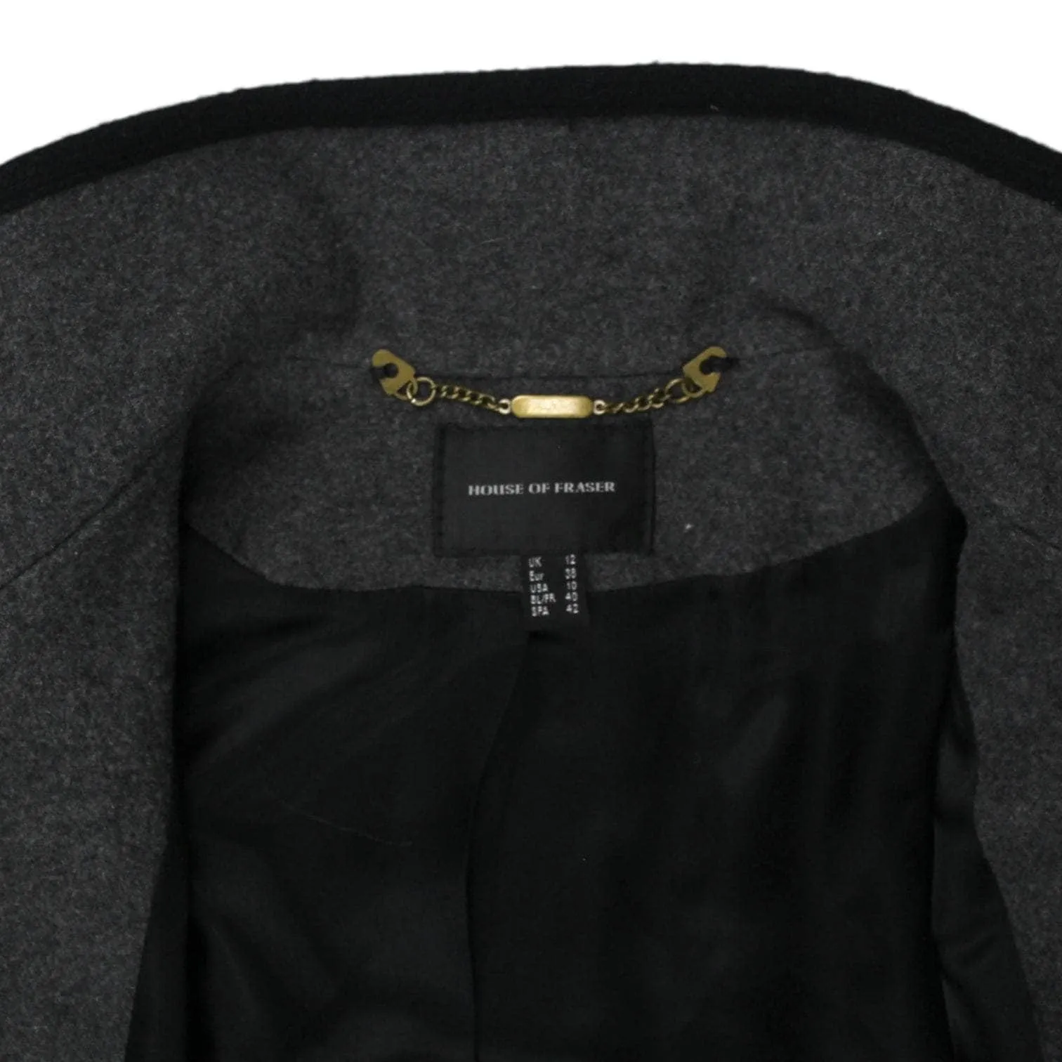 House of Fraser Charcoal 3/4 Jacket