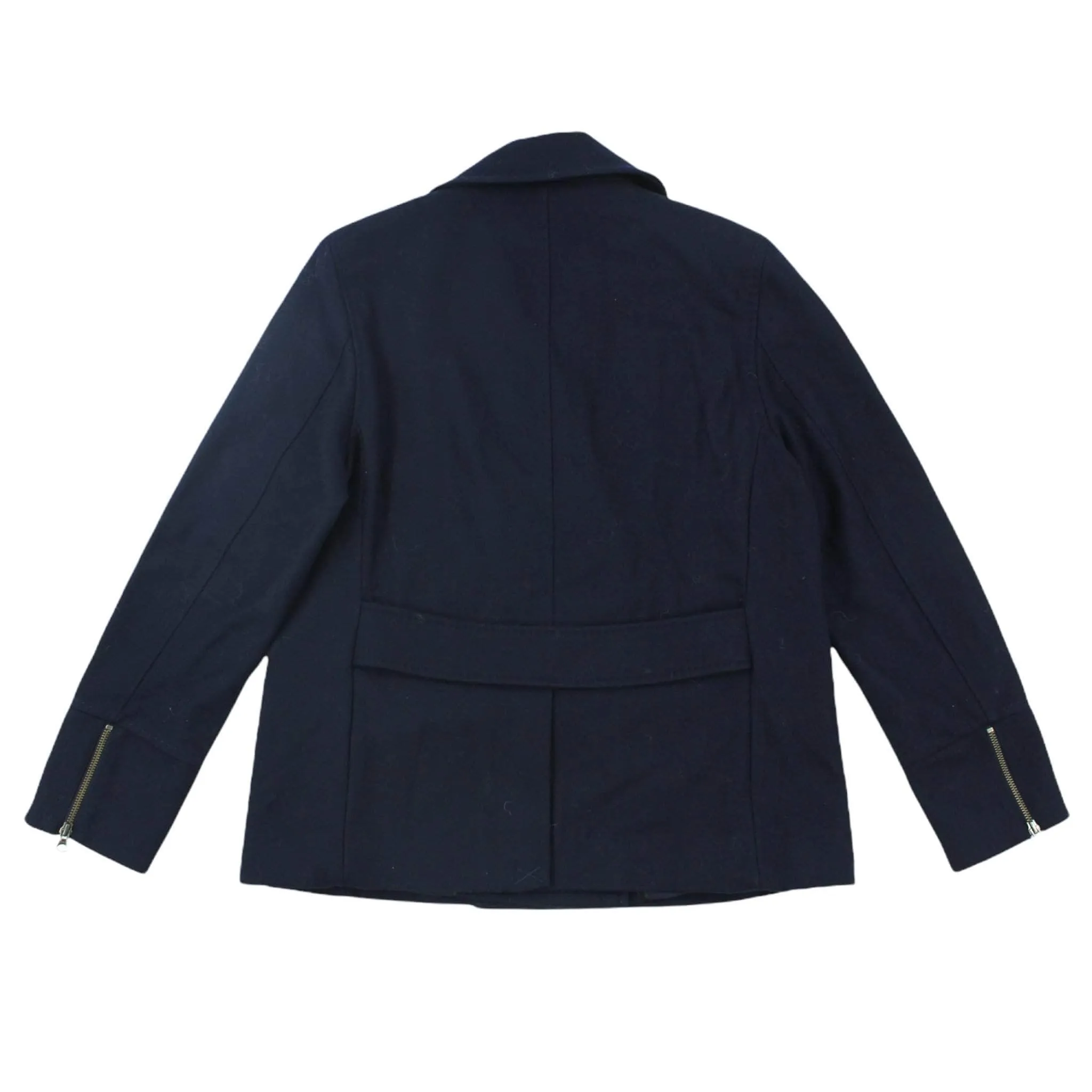 Hush UK 16 Navy Double Breasted Winter Pea Coat