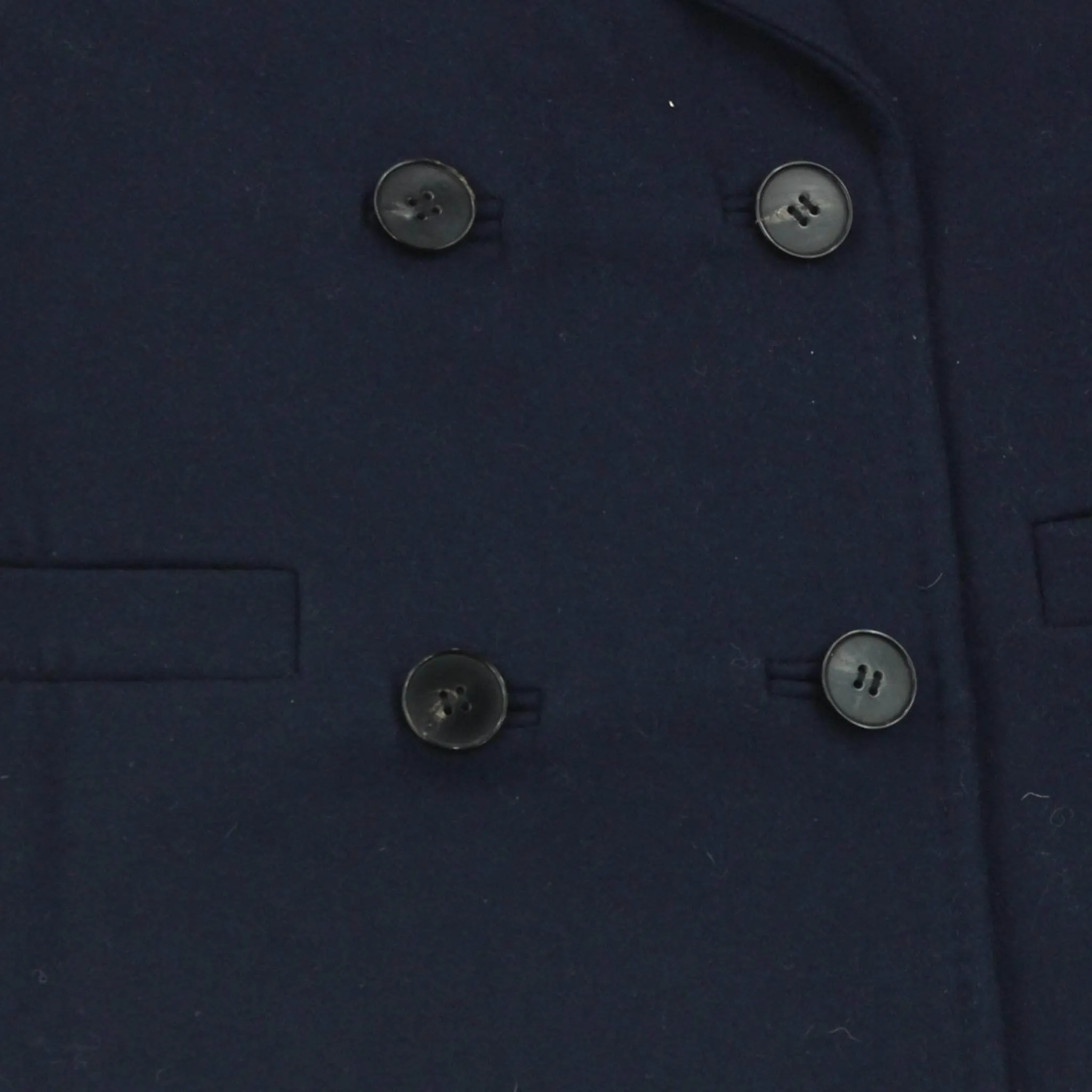 Hush UK 16 Navy Double Breasted Winter Pea Coat