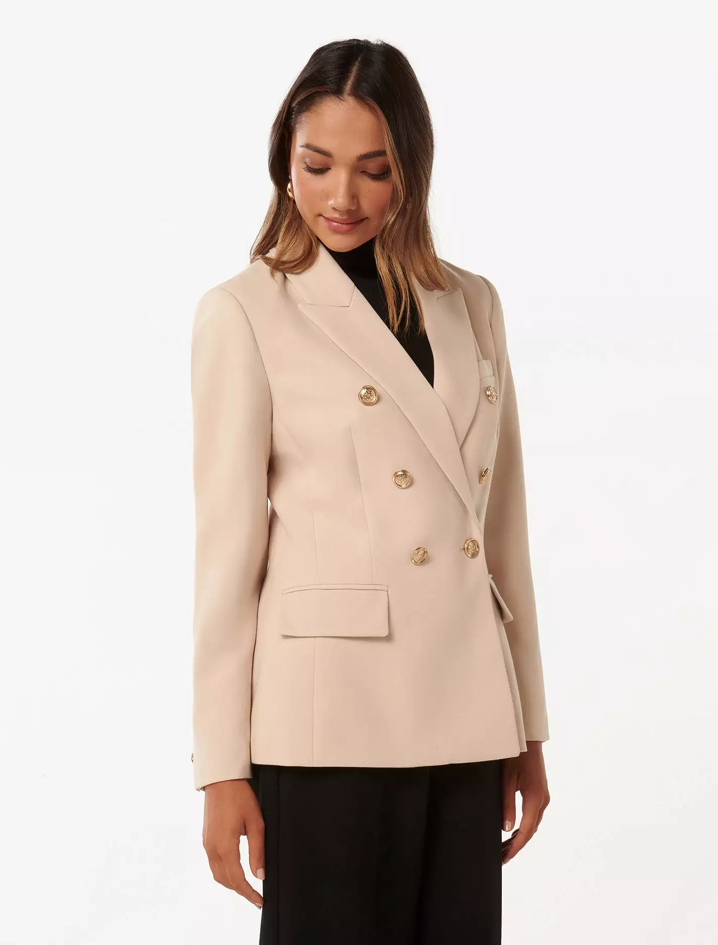 Immie Double Breasted Petite Blazer