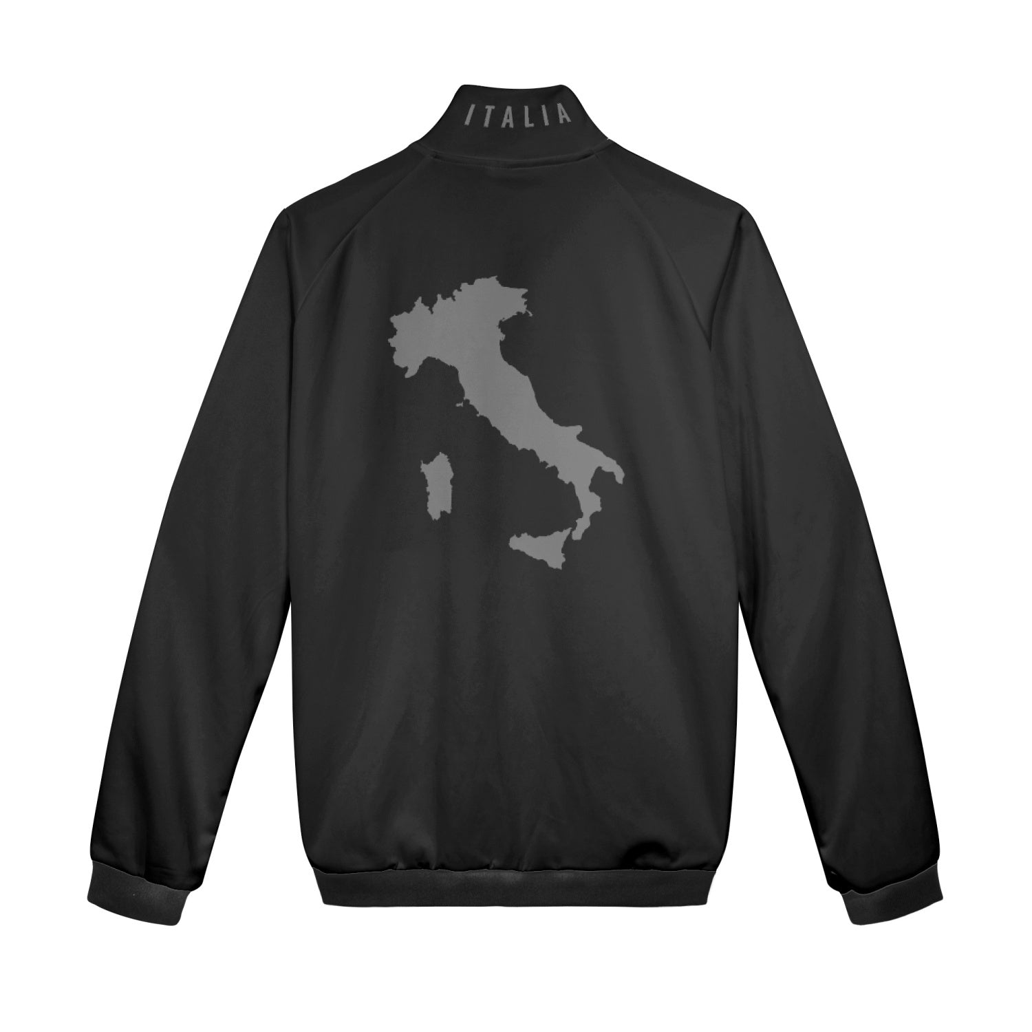 Italian black zip jacket