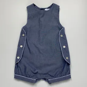 Blue Chambray Romper for 12-Month-Olds by Jacadi