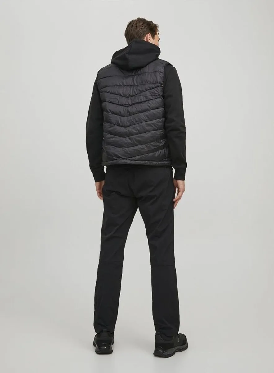 Jack & Jones Hero Black Puffer Bodywarmer Gilet