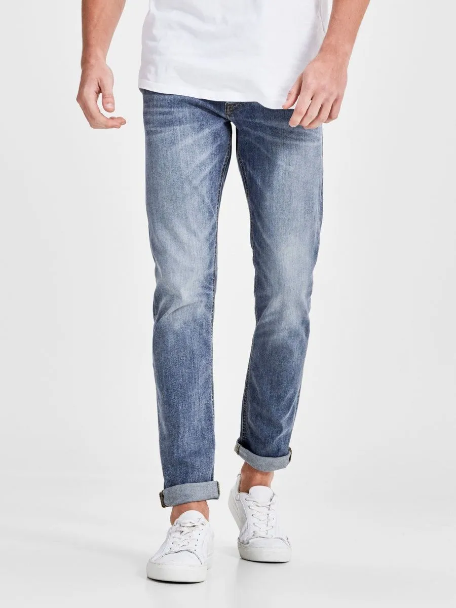 Jack & Jones Glenn Slim Denim Jeans in Blue Denim