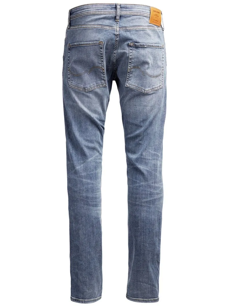 Jack & Jones Glenn Slim Denim Jeans in Blue Denim