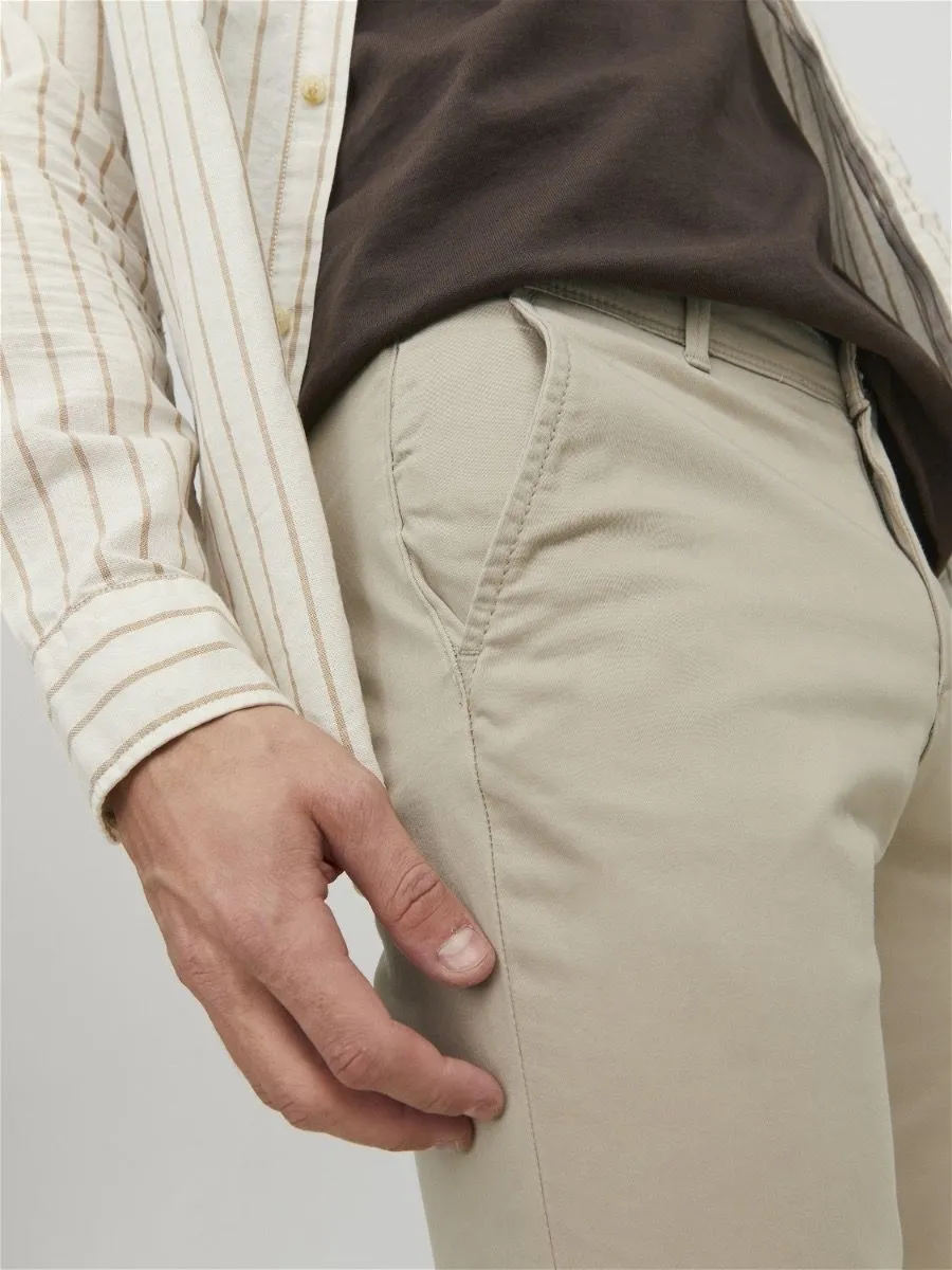 Jack Jones Marco Bowie Slim Chinos Oxford Tan