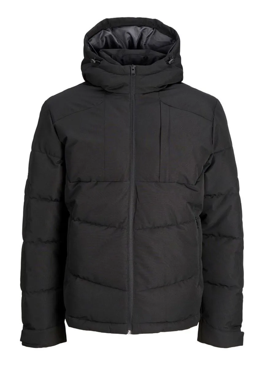 Jack and Jones Otis Puffer Hybrid Jacket Black