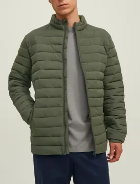 Jack and Jones Recycled Puffer Collar Jacket Rosin