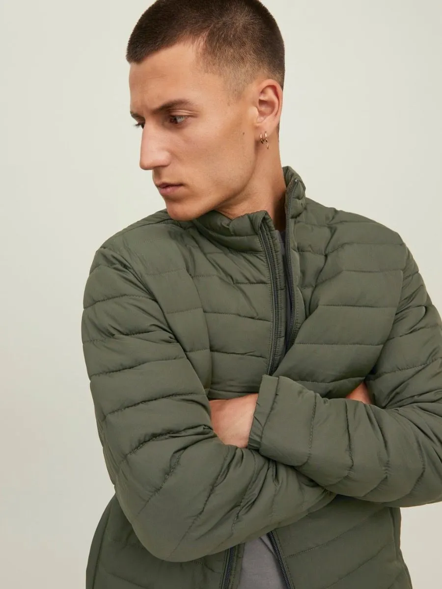 Jack and Jones Recycled Puffer Collar Jacket Rosin