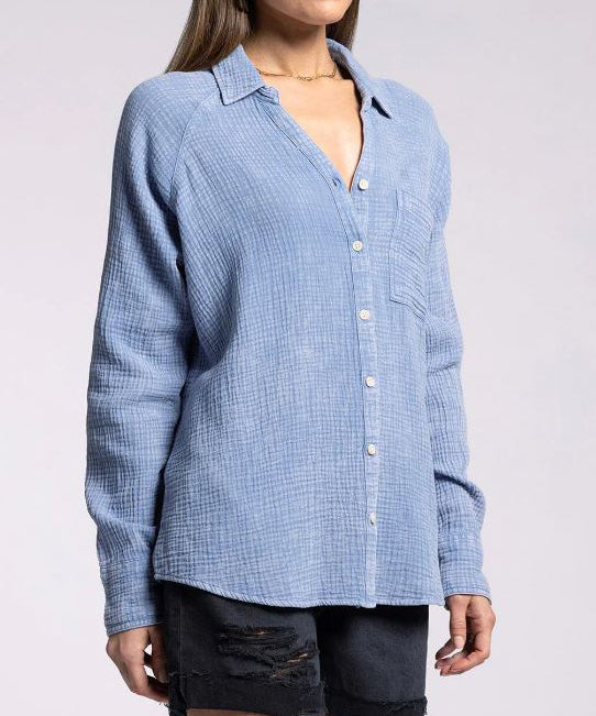 Blue Denim Jackson Shirt