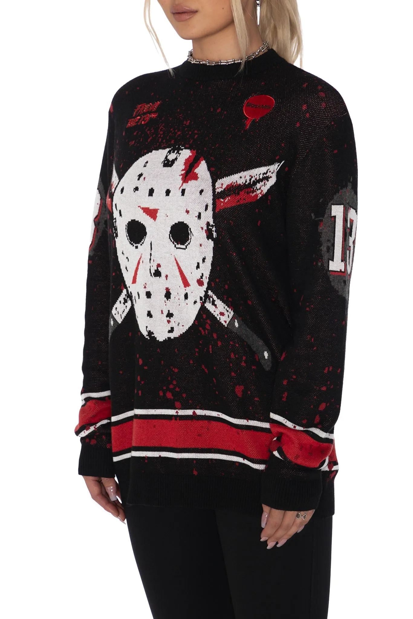 Jason Voorhees Knit Oversized Sweater