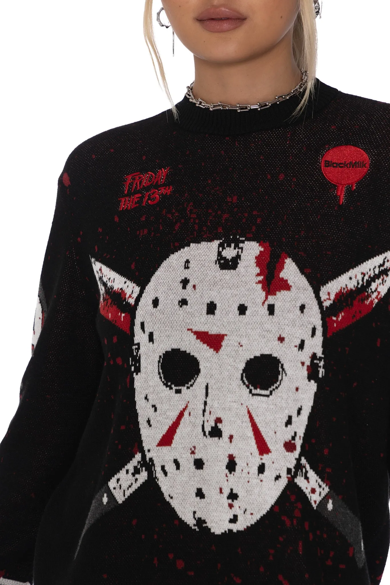 Jason Voorhees Knit Oversized Sweater