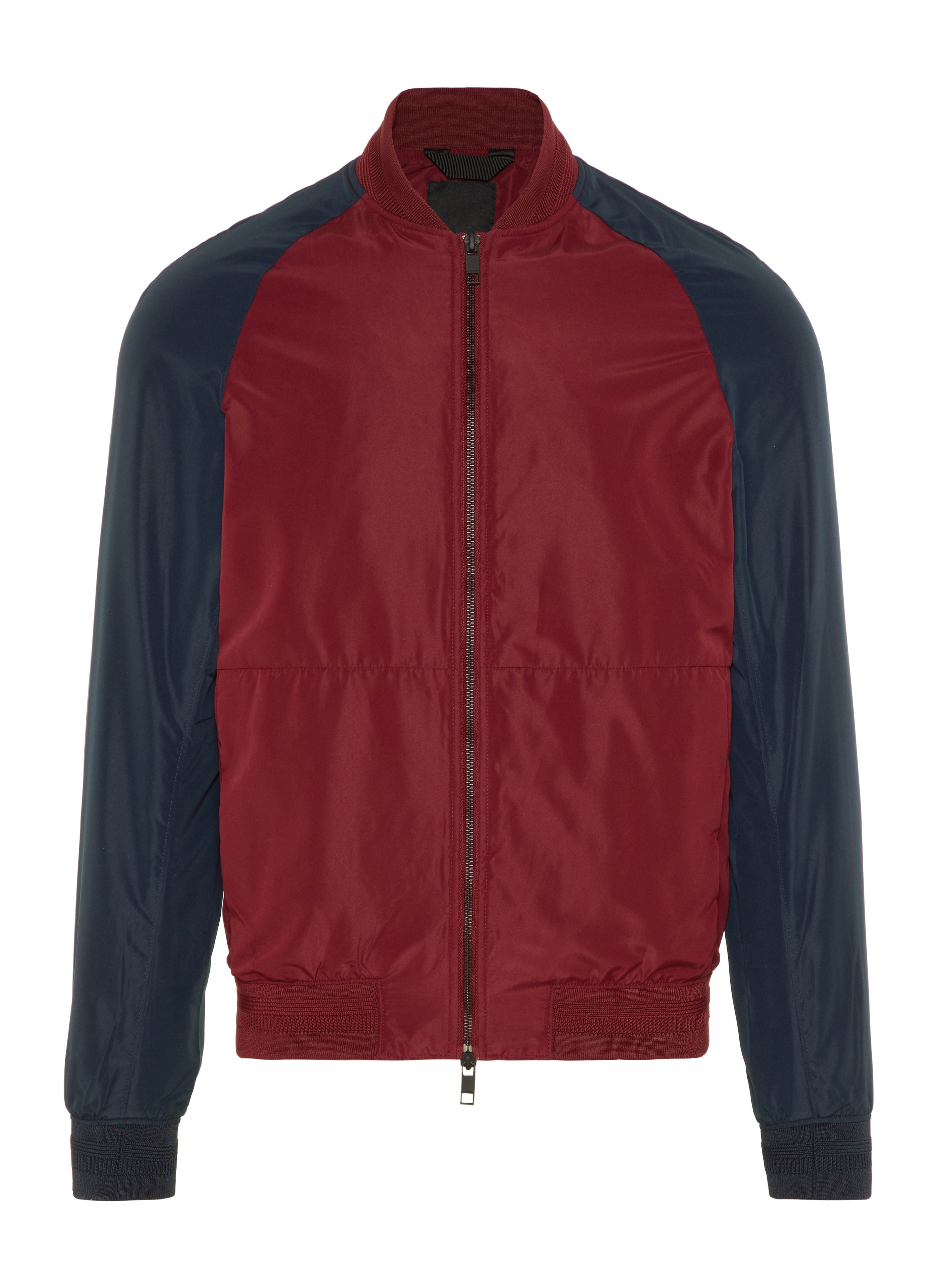 J.Lindeberg Men's Action Bomber Jacket in Zinfandel - Buy Now