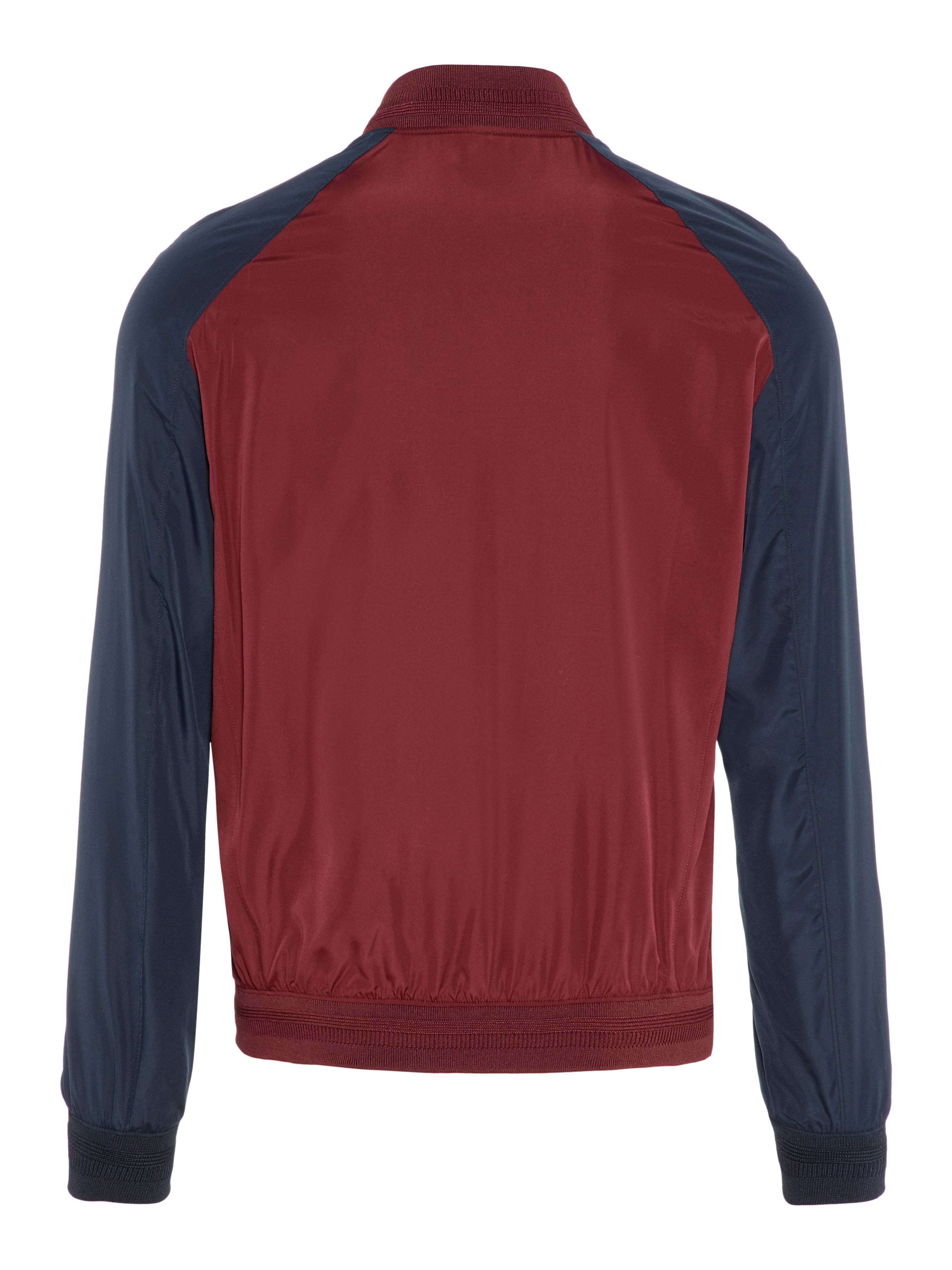 J.Lindeberg Men's Action Bomber Jacket in Zinfandel - Buy Now