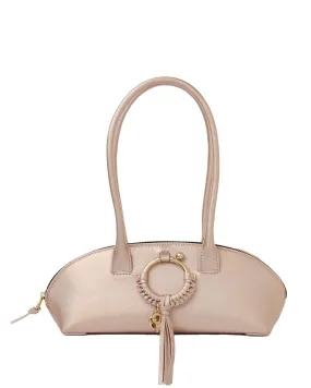 Joan Double Handle Shoulder Bag in Golden Dust