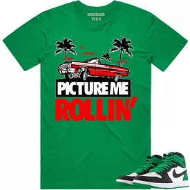 Jordan 1 Lucky Green 1s Shirt - RED PMR.