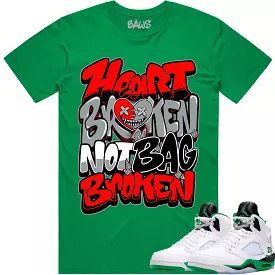 Jordan 5 Lucky Green 5s Shirt - RED HEART BROKEN BAWS: Find the Perfect Match