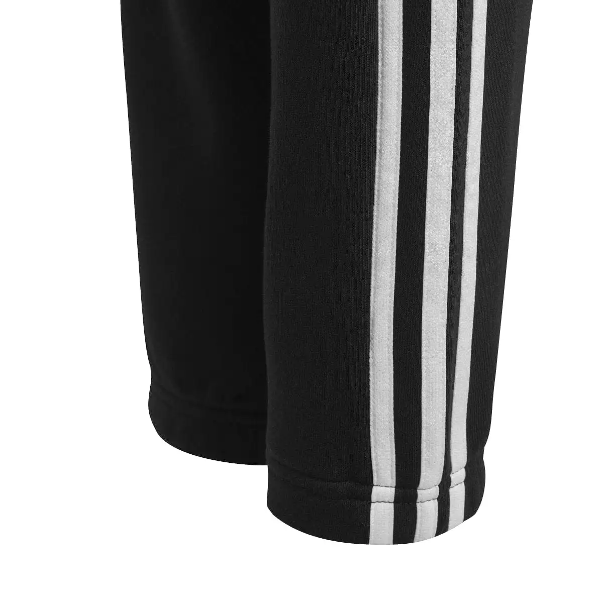 junior black trackpants adidas essentials 3-stripes fleece