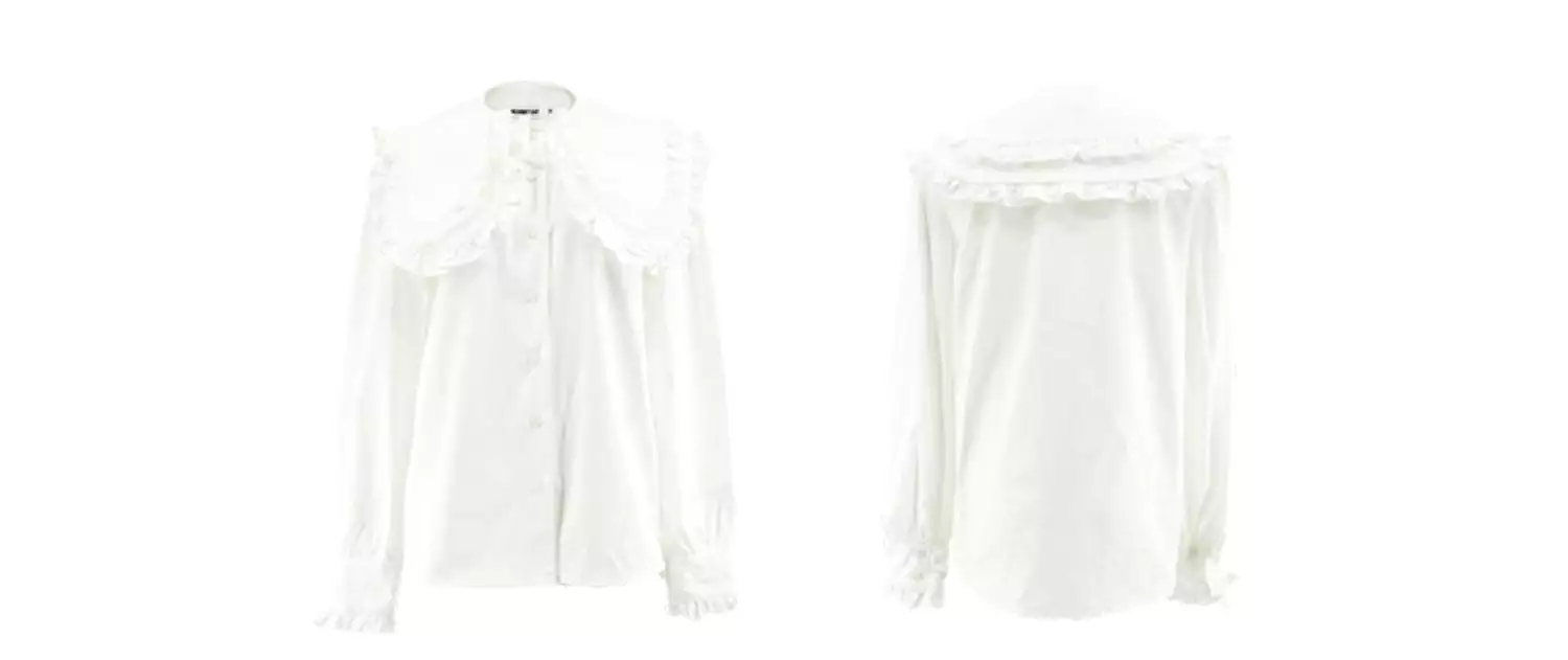 K-drama female lead's white shirt and vest outfit.