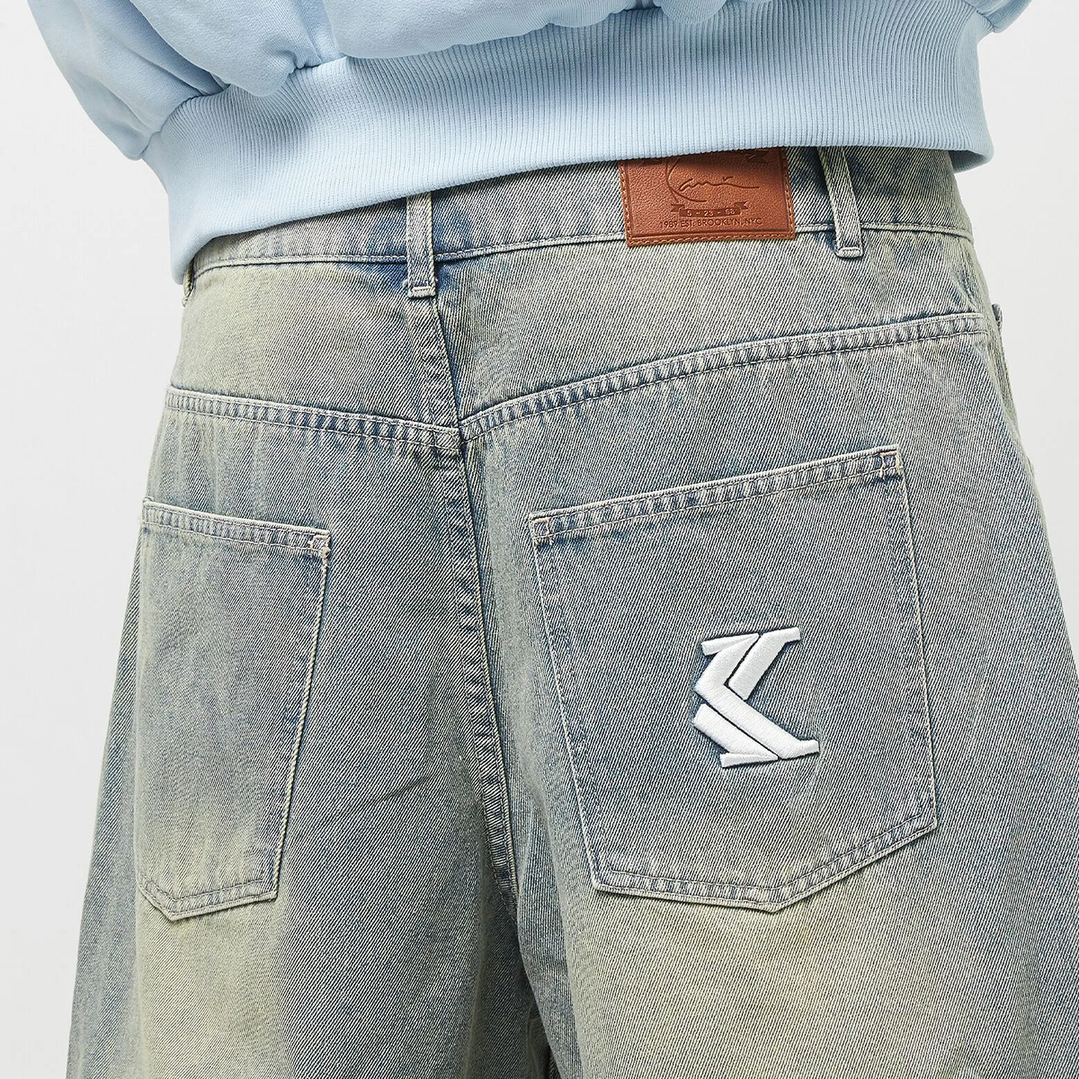 Karl Kani Original Gangsta Denim Baggy Jean Shorts