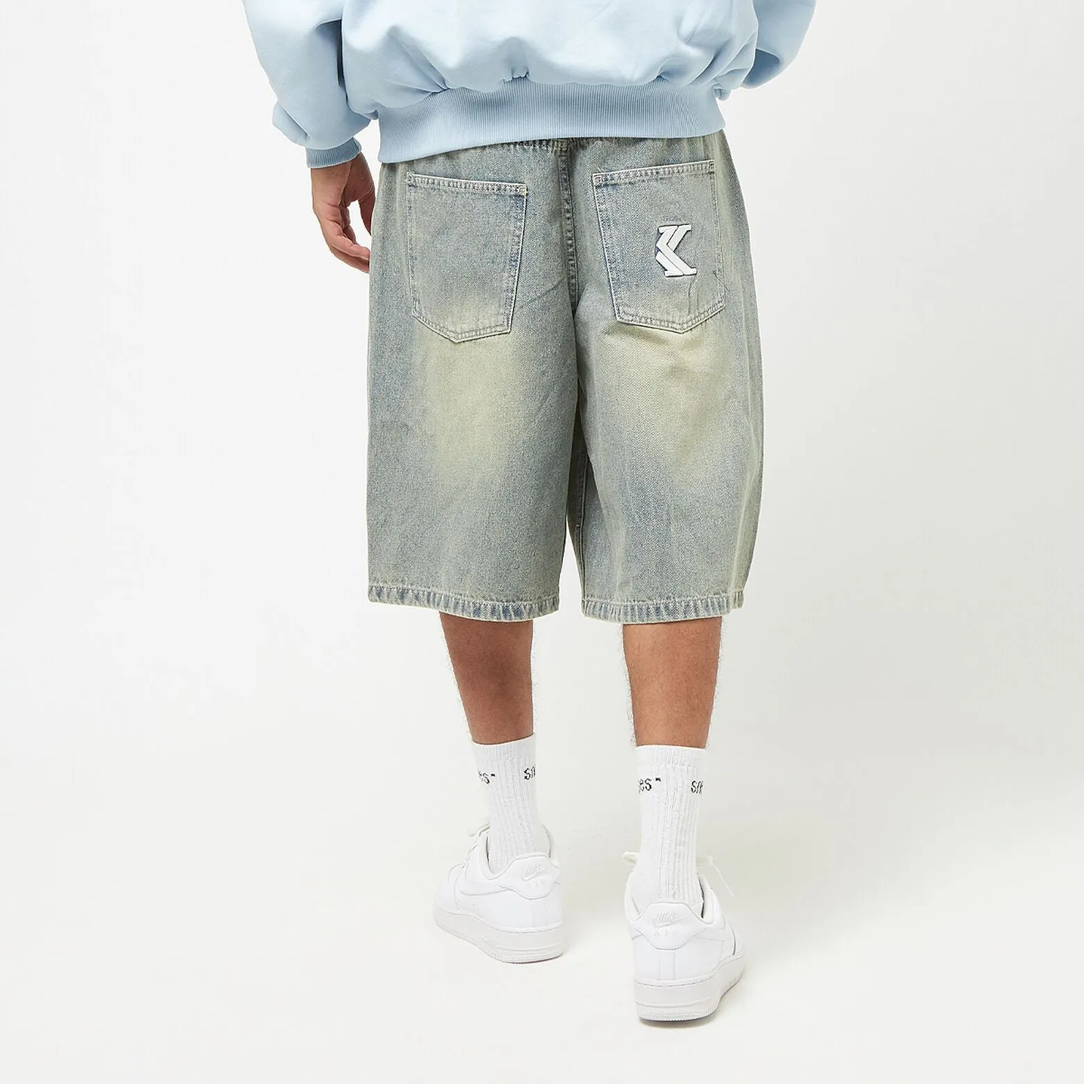 Karl Kani Original Gangsta Denim Baggy Jean Shorts