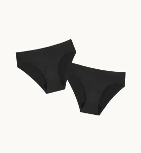 Kit Item - 2-Pack Black Boyshorts Everyday Leakproof Underwear LTD Color