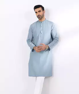 Kurta with Embroidery, Easy Care Fabric