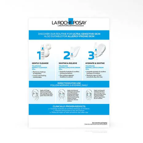 La Roche-Posay Toleriane Dermallergo 3-Step Kit