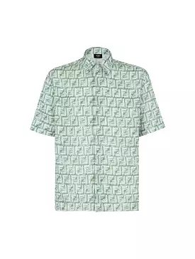 Labelled green linen shirt