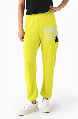 Large Yellow Sweatpant by FREECITY