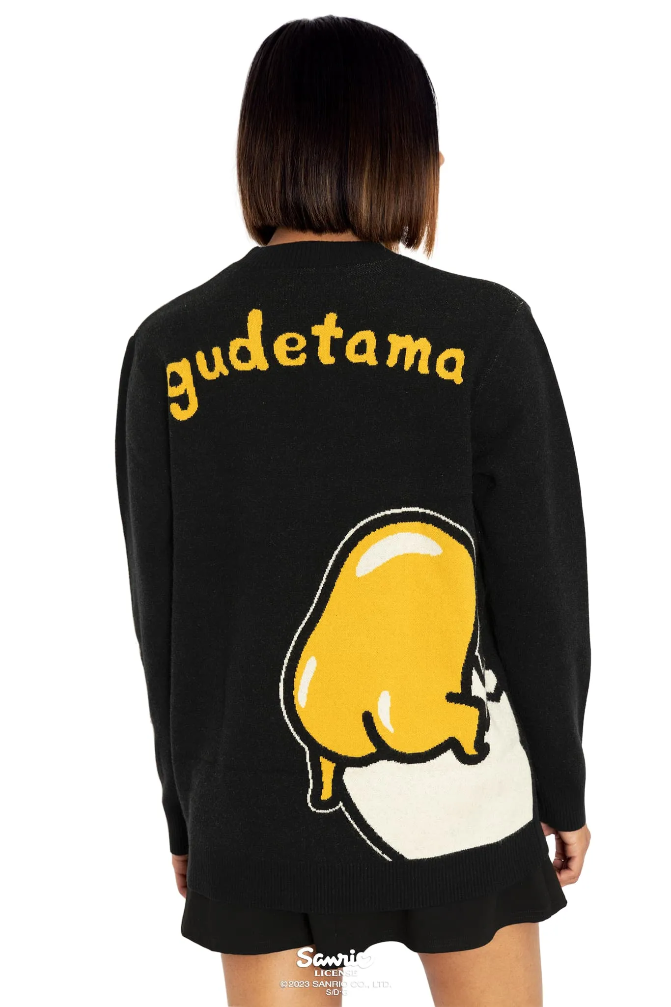 Lazy Gudetama Knit Sweater Oversized