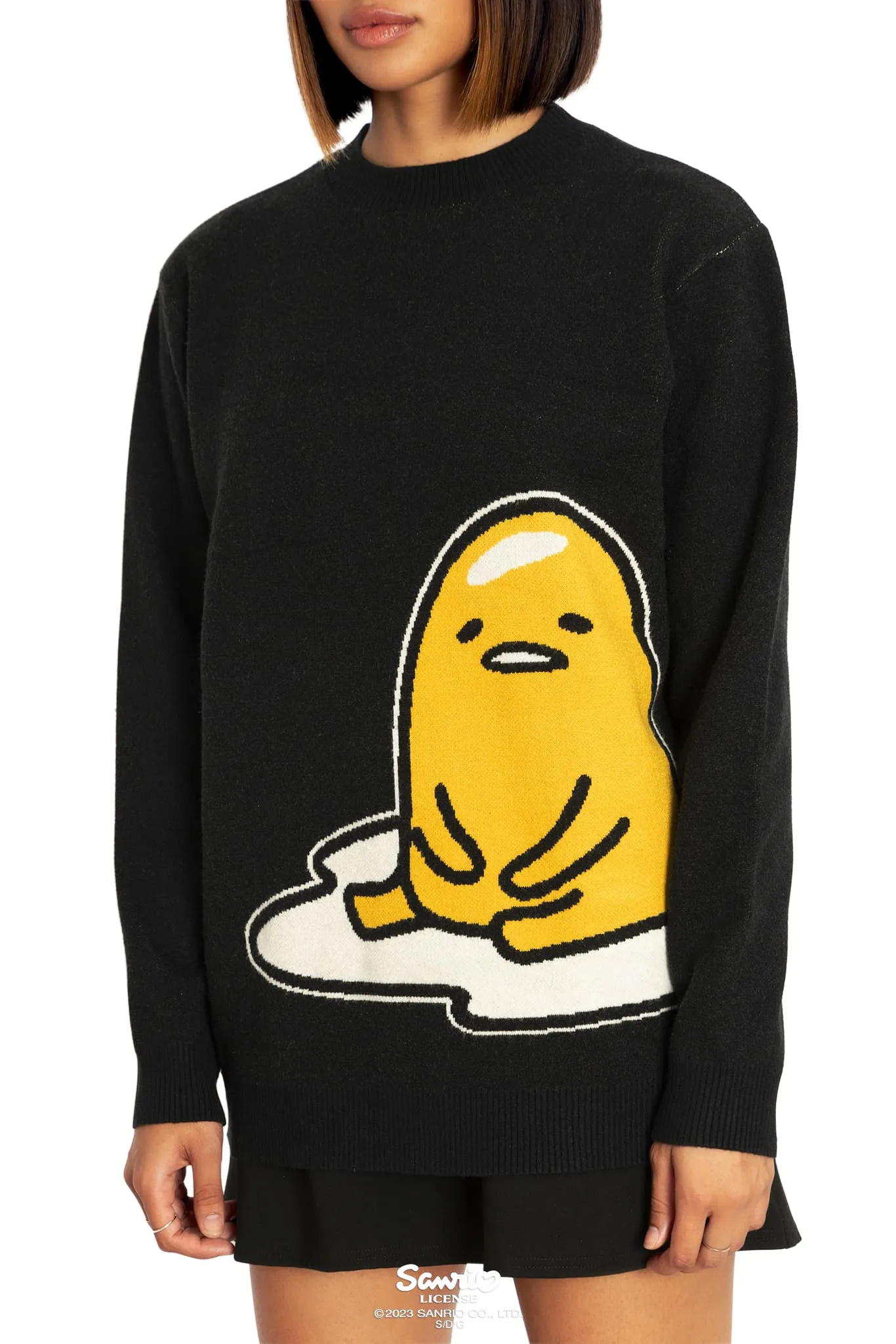 Lazy Gudetama Knit Sweater Oversized