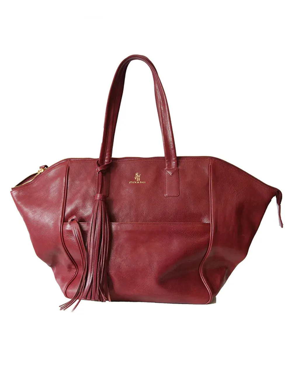 Leather Palermo Soho Bag in Burgundy