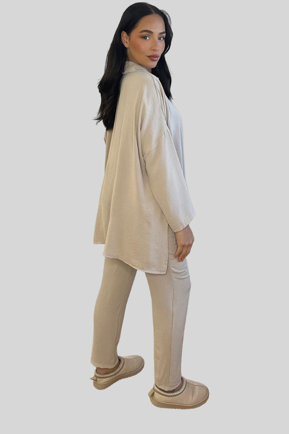 Leisure Set Shirt Blouse and Trousers