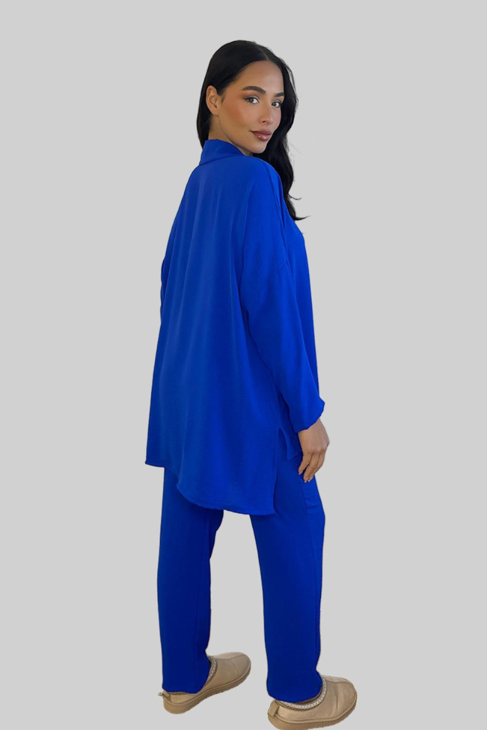 Leisure Set Shirt Blouse and Trousers