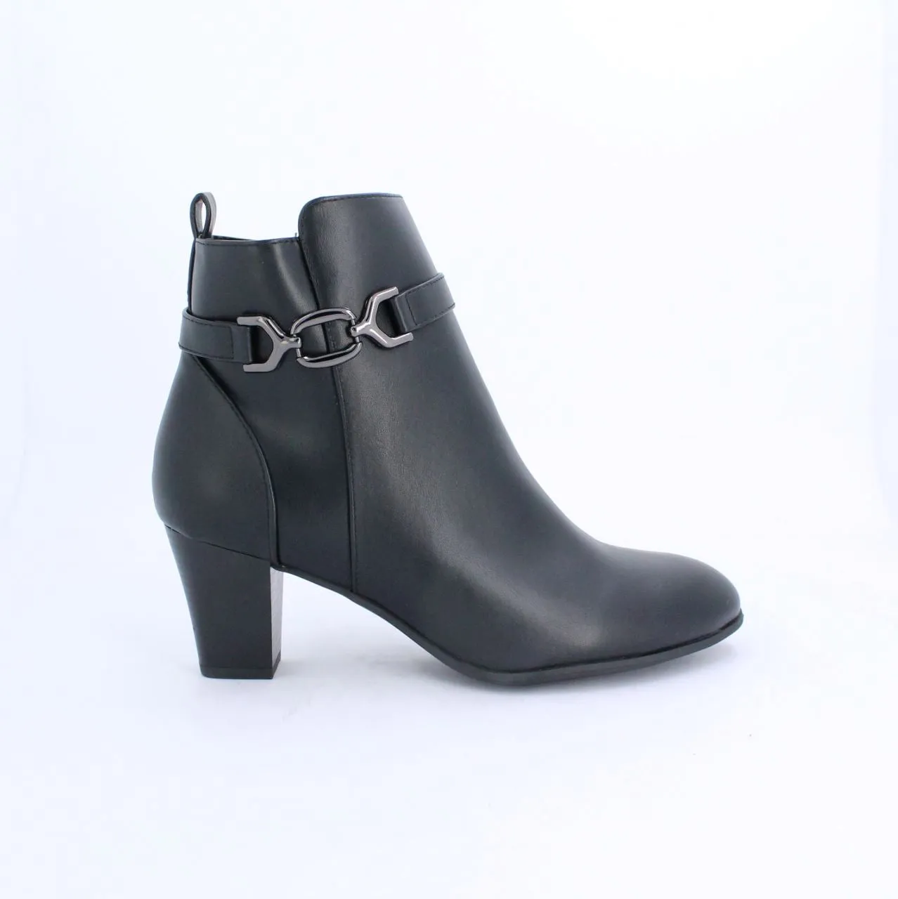 LEONA Black Ankle Boot