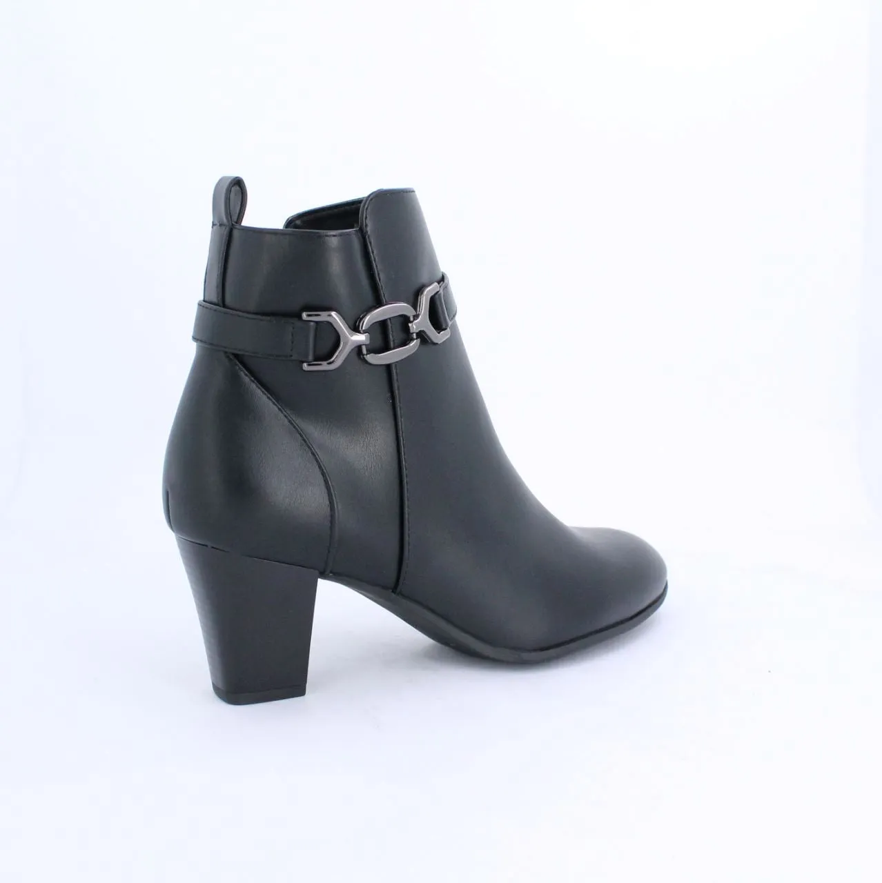 LEONA Black Ankle Boot