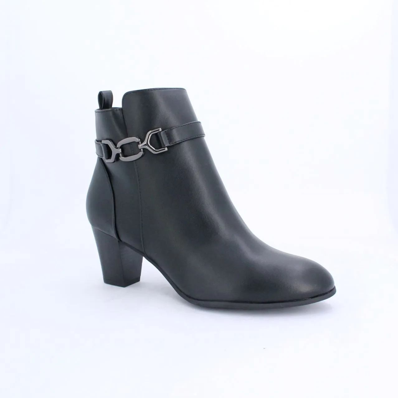 LEONA Black Ankle Boot