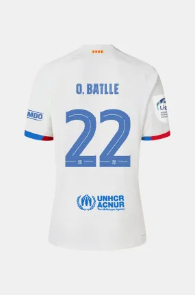 Junior Liga F FC Barcelona Away Shirt 23/24 - O. BATLLE