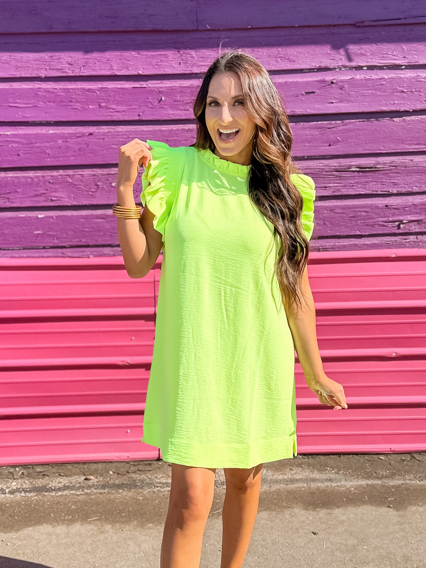 Lime Green Dress