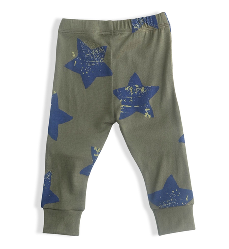 Little Flock of Horrors - Slasher Leggings, Sage Stars - Buy Online Now