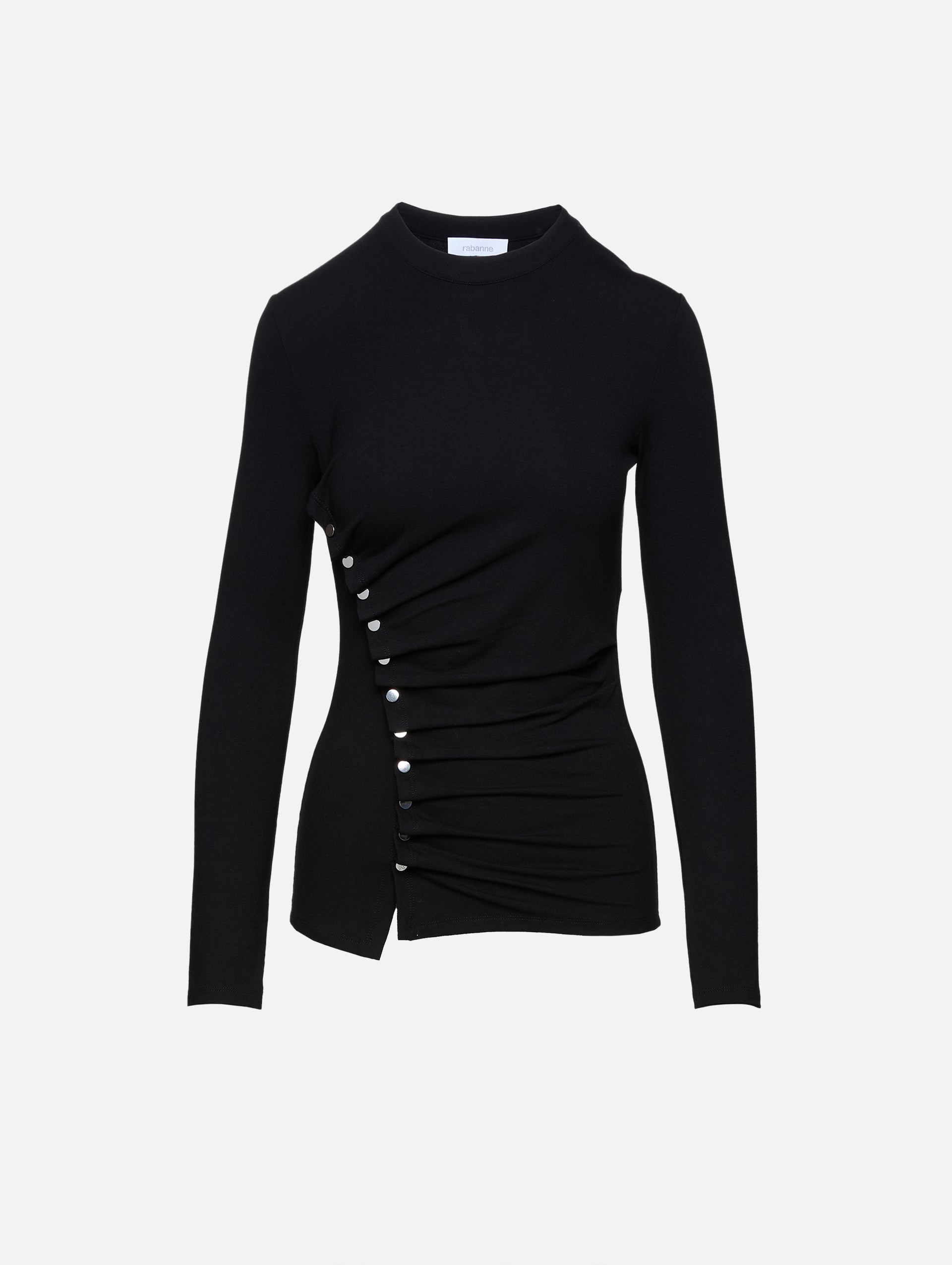 Long Sleeve High-Neck Top