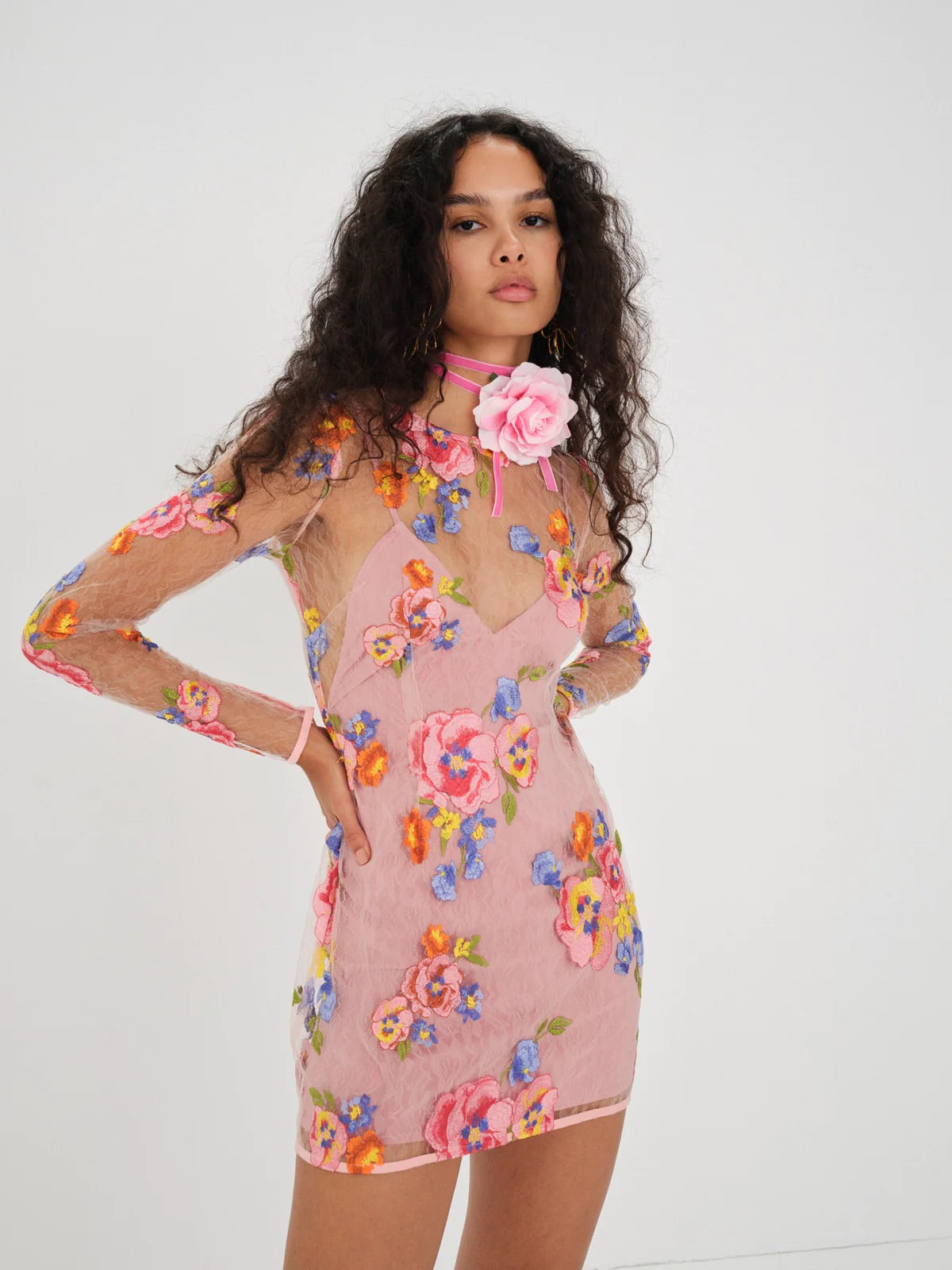 Love & Lemons Percy Mini Dress Multi | Shop Now