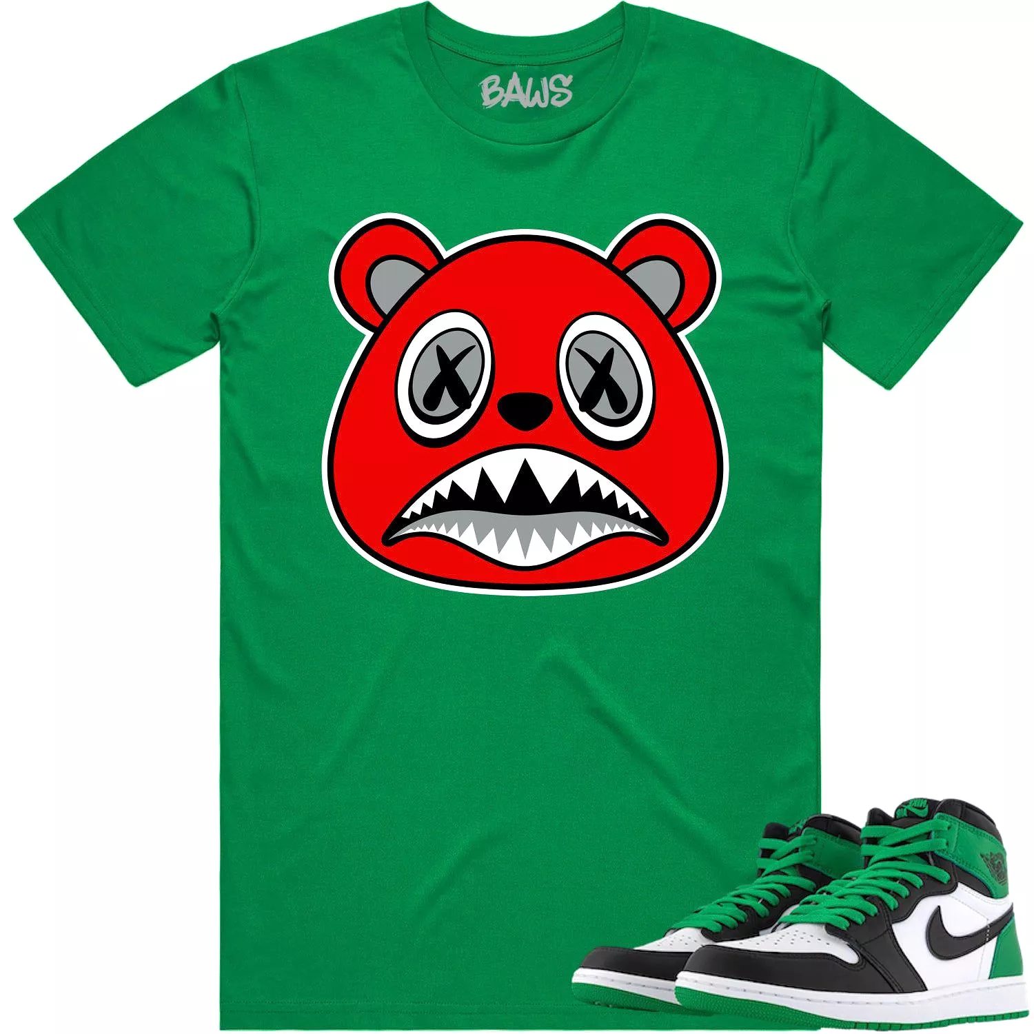 Lucky Green Jordan 1s Shirt - ANGRY BAWS BEAR - Buy Now