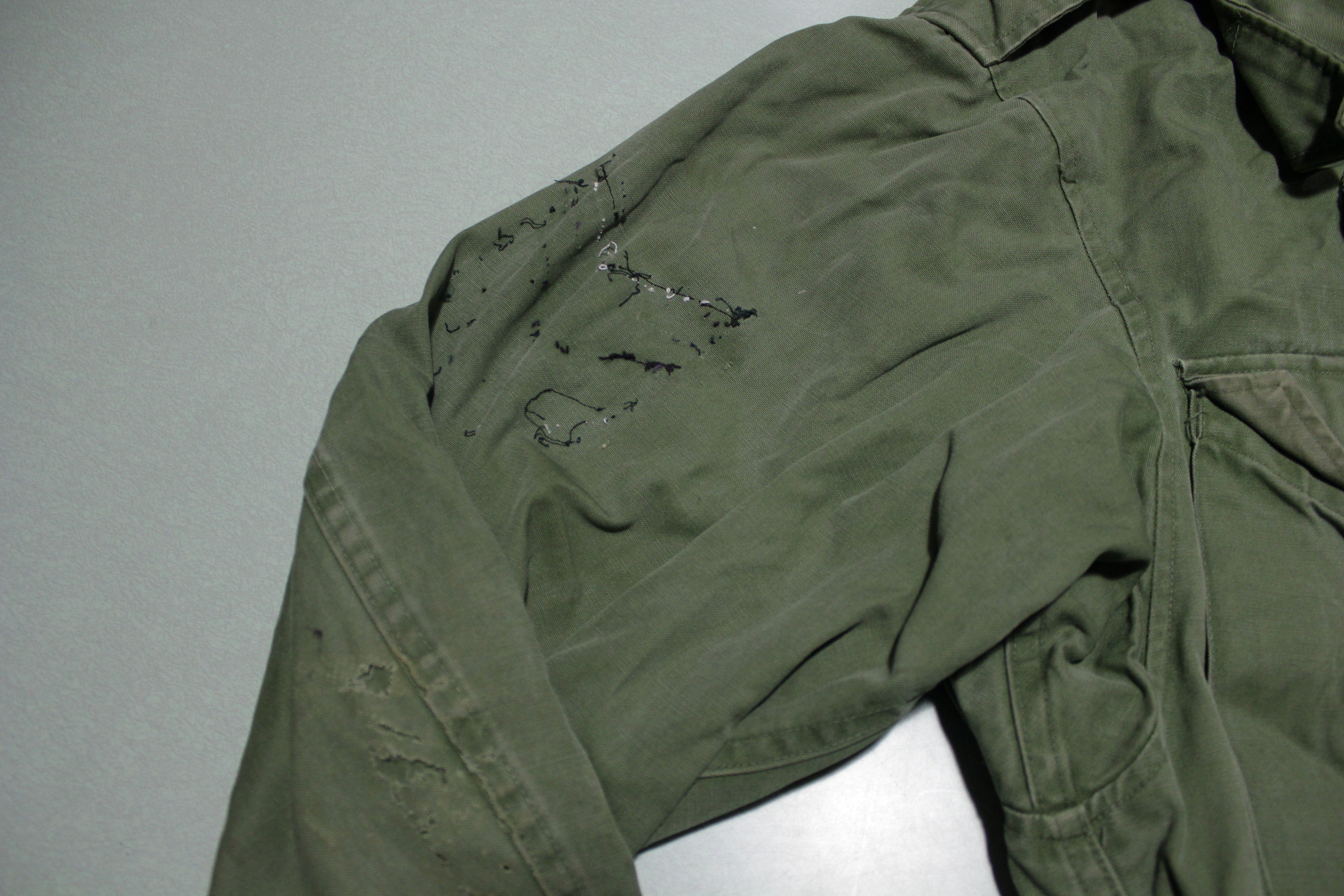 M-1950 Korean Vietnam War Military Field Jacket, Vintage Army Coat, 50's War Jacket